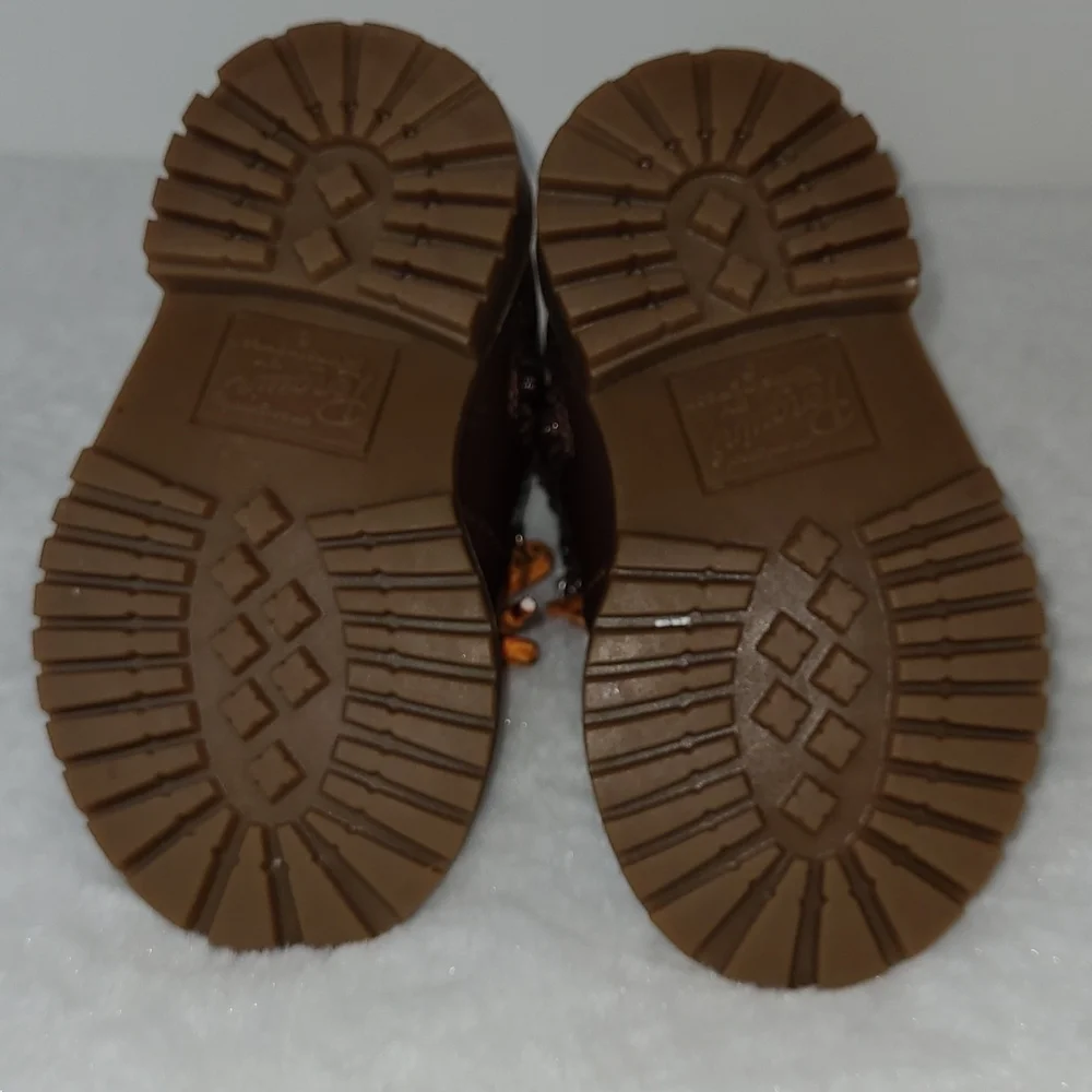 NWOT Original Penguin London Boots Brown w/ Side Zipper Boys' Size 9 - Picture 10 of 10